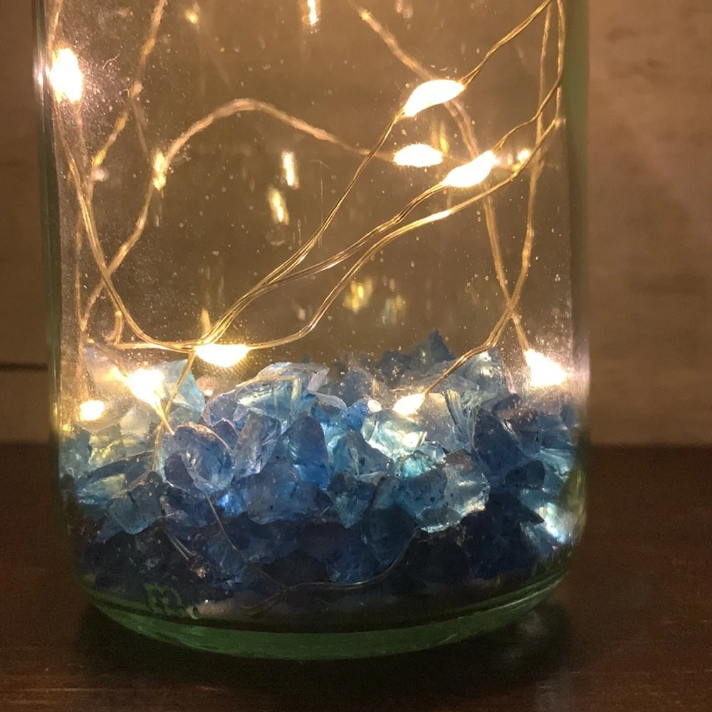 ‘Sweater Weather’ Wine Bottle Lantern